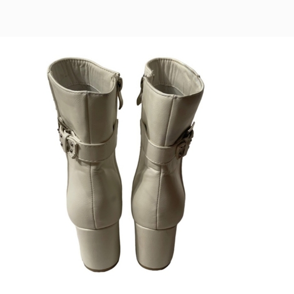 White Ankle Boots Size 8.5 by Olivia & Kate - Picture 8 of 8